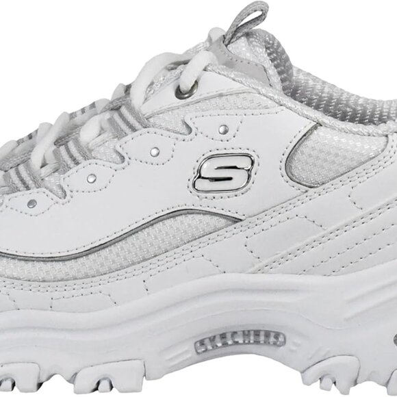 Women's Leather Sneakers Size 7 White Comfort Cushioned Shock Absorbing - Picture 7 of 7